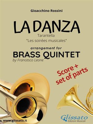 cover image of La Danza (tarantella)--Brass Quintet score & parts